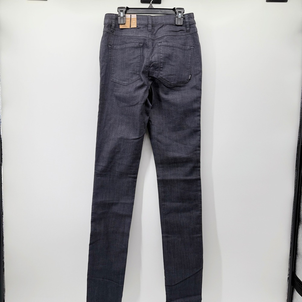 Prana Kayla High Rise Jean Womens 0 Tall 34 Inseam Denim Solid Charcoal Grey NWT - Picture 6 of 6